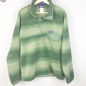 Men’s Patagonia Ombré Green Synchilla Pullover